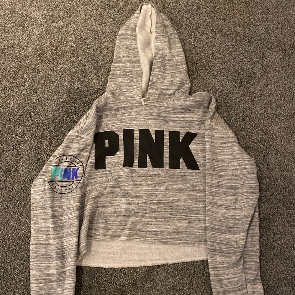 VS PINK cropped hoodie